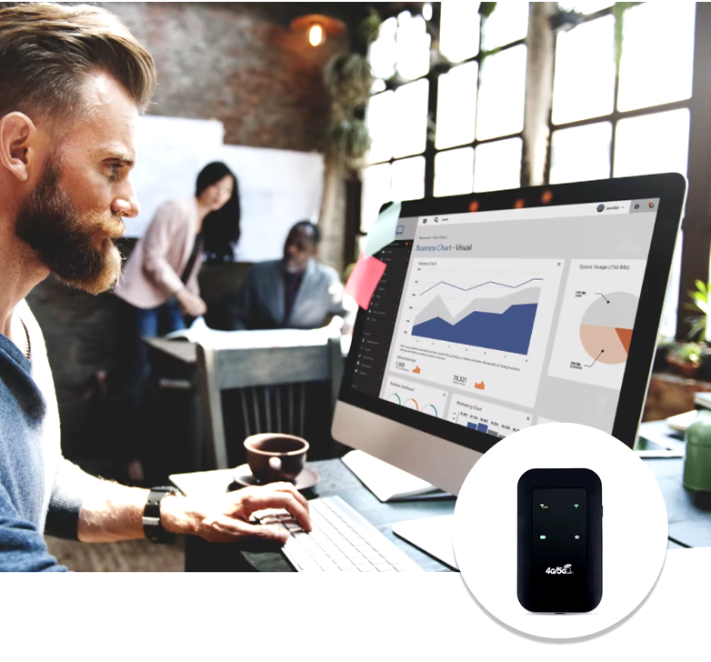 Mobiler tragbarer WiFi-Router | Unterstützt mehrere Benutzer | Hohe Uploadgeschwindigkeit - Moulan