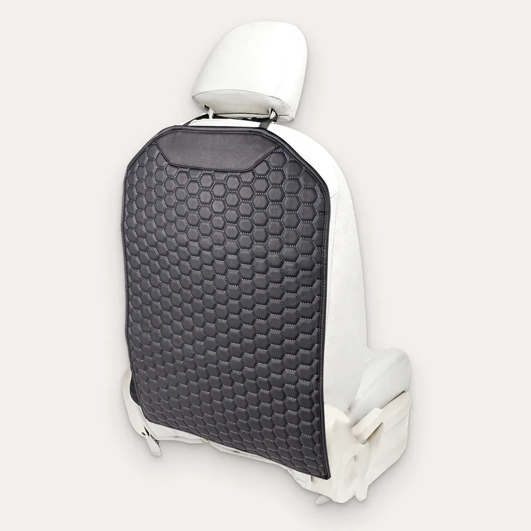 Wasserdichter Autositz-Rückenschutz 60x40 cm – Abwaschbarer Schonbezug mit rutschfester Rückseite für Familien & Vielfahrer
