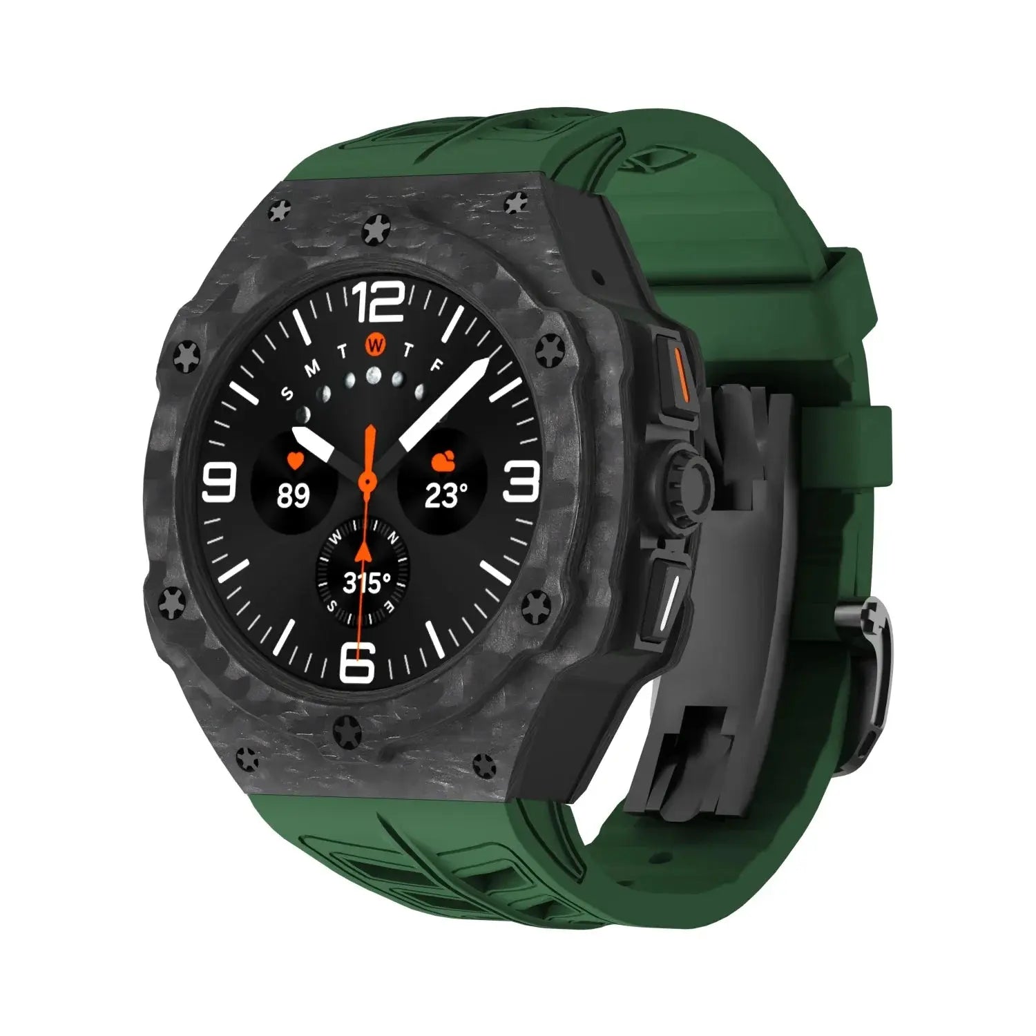 Galaxy Ultra Carbon Fiber Band & Case Combo - Premium Schutz für Samsung Galaxy Watch 7 Ultra 47mm