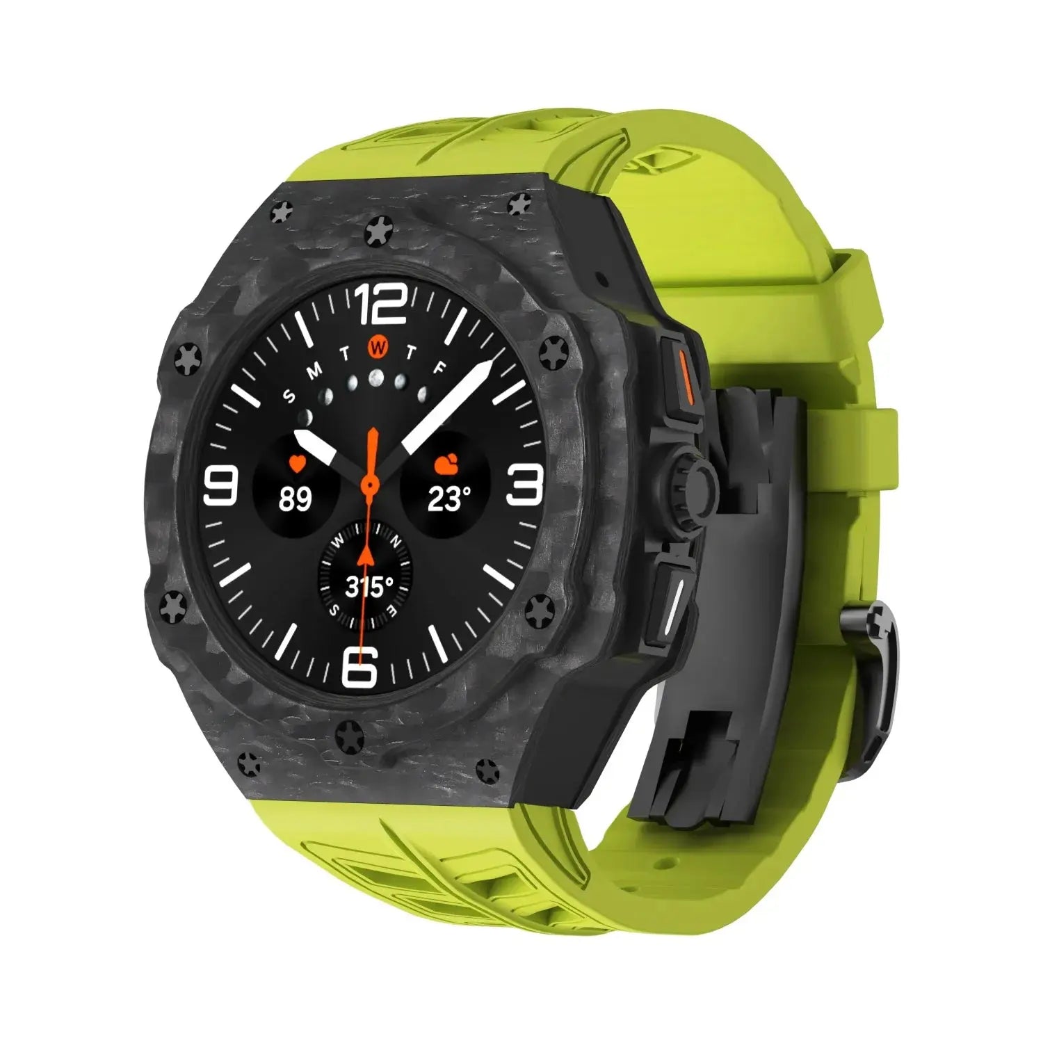 Galaxy Ultra Carbon Fiber Band & Case Combo - Premium Schutz für Samsung Galaxy Watch 7 Ultra 47mm