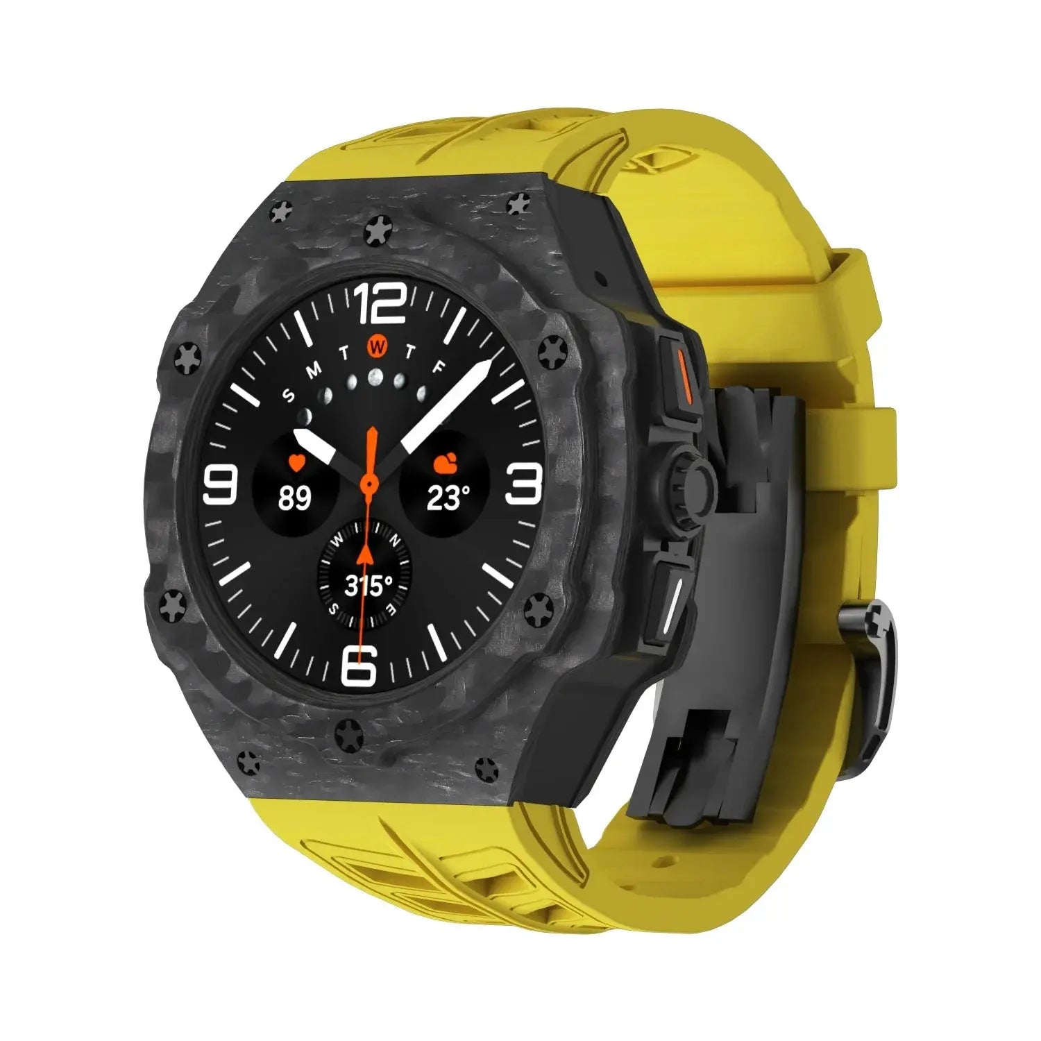 Galaxy Ultra Carbon Fiber Band & Case Combo - Premium Schutz für Samsung Galaxy Watch 7 Ultra 47mm