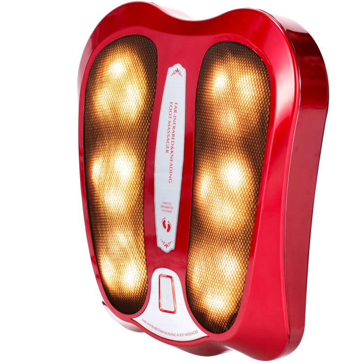 Shiatsu Fuß- & Wadenmassagegerät mit Wärme – 18 Knetrollen