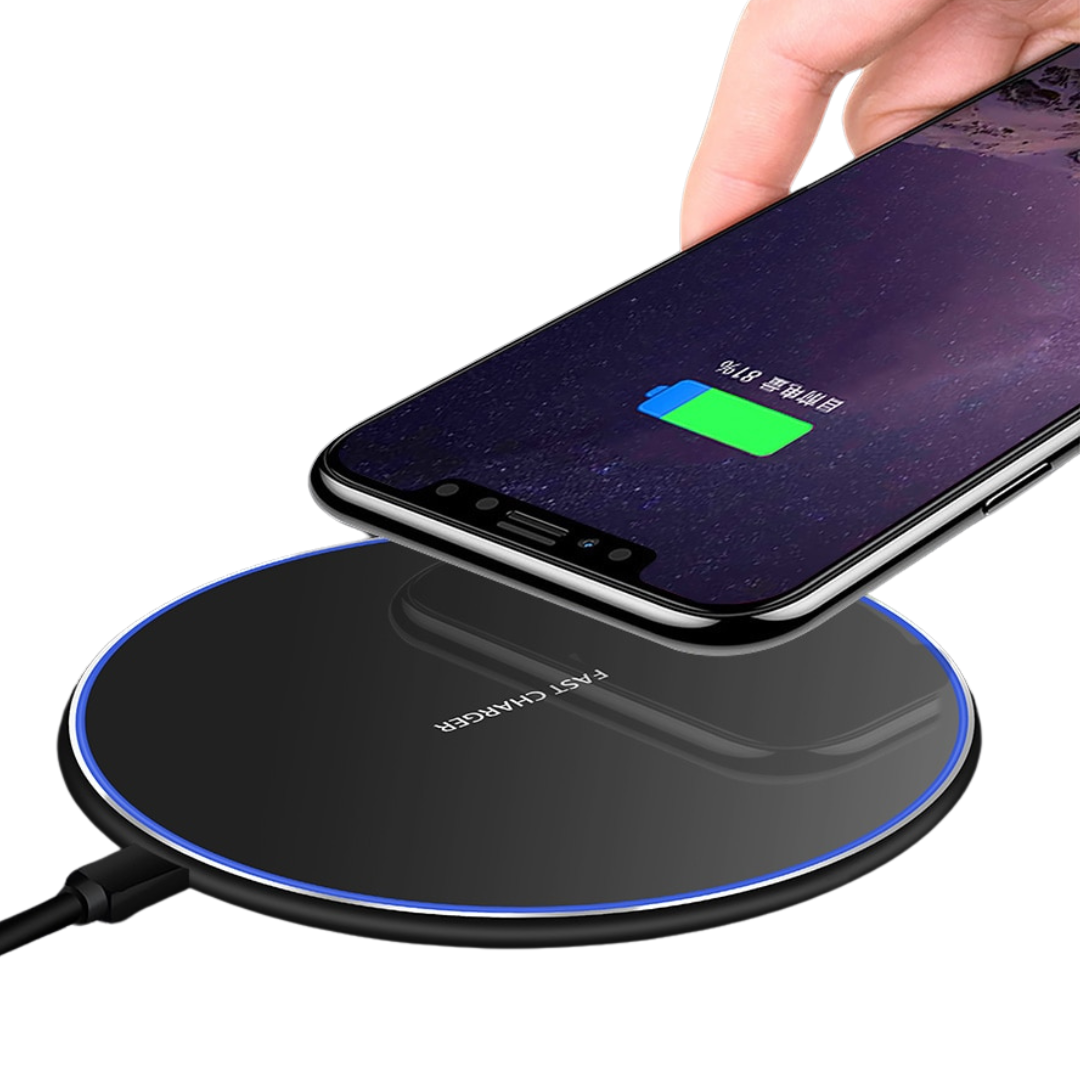 30W Schnelles kabelloses Ladepad | Premium USB C Ladekabel MagSafe Ladegerät für Apple iPhone, Samsung & Android - Fast Wireless Charging Pad