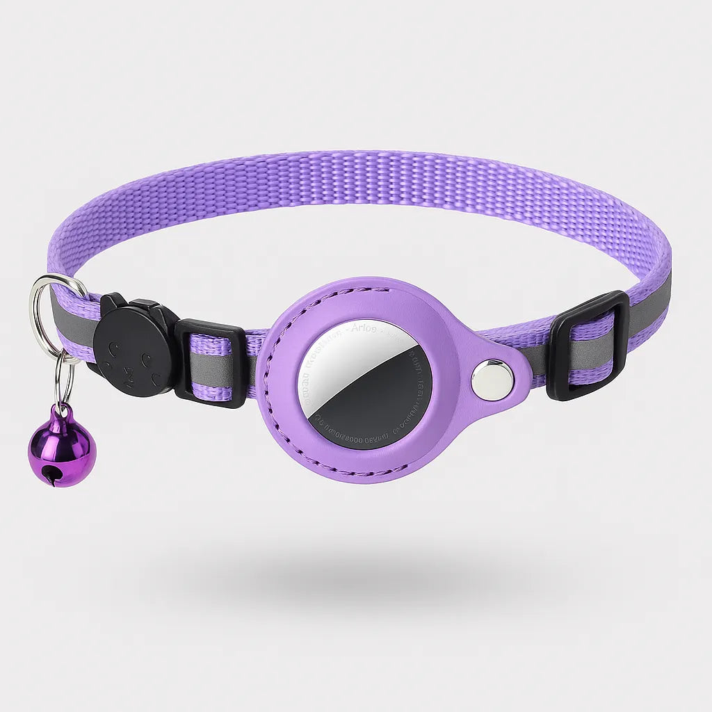 FreiheitsSafe – GPS Katzenhalsband mit AirTag Halter