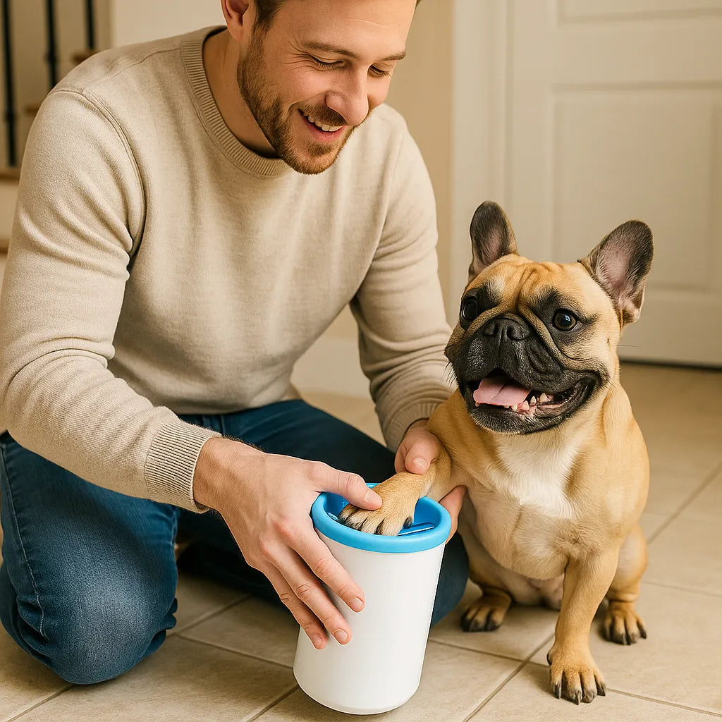 Elektrischer Pfotenreiniger für Hunde & Katzen | Saubere Pfoten leicht gemacht