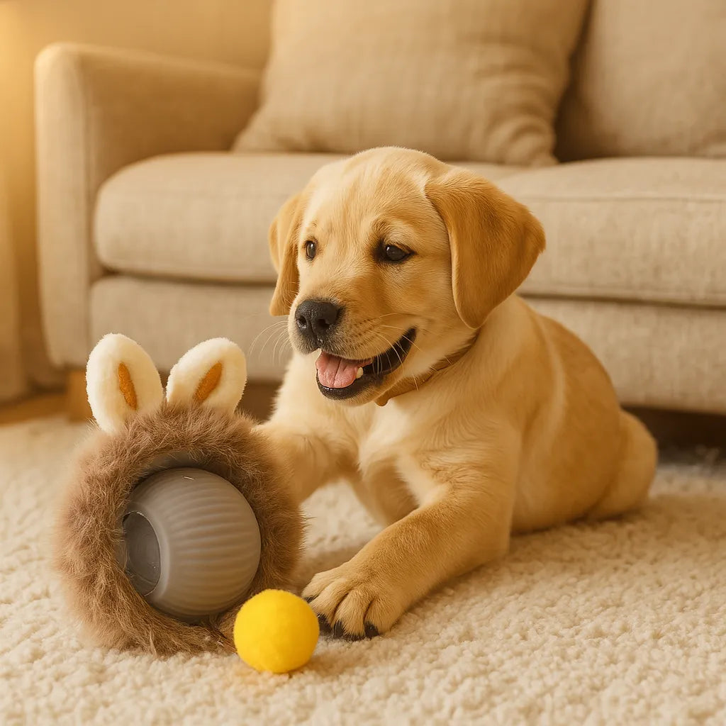 Interaktives Hundespielzeug mit Bewegung | Beschäftigung für Zuhause