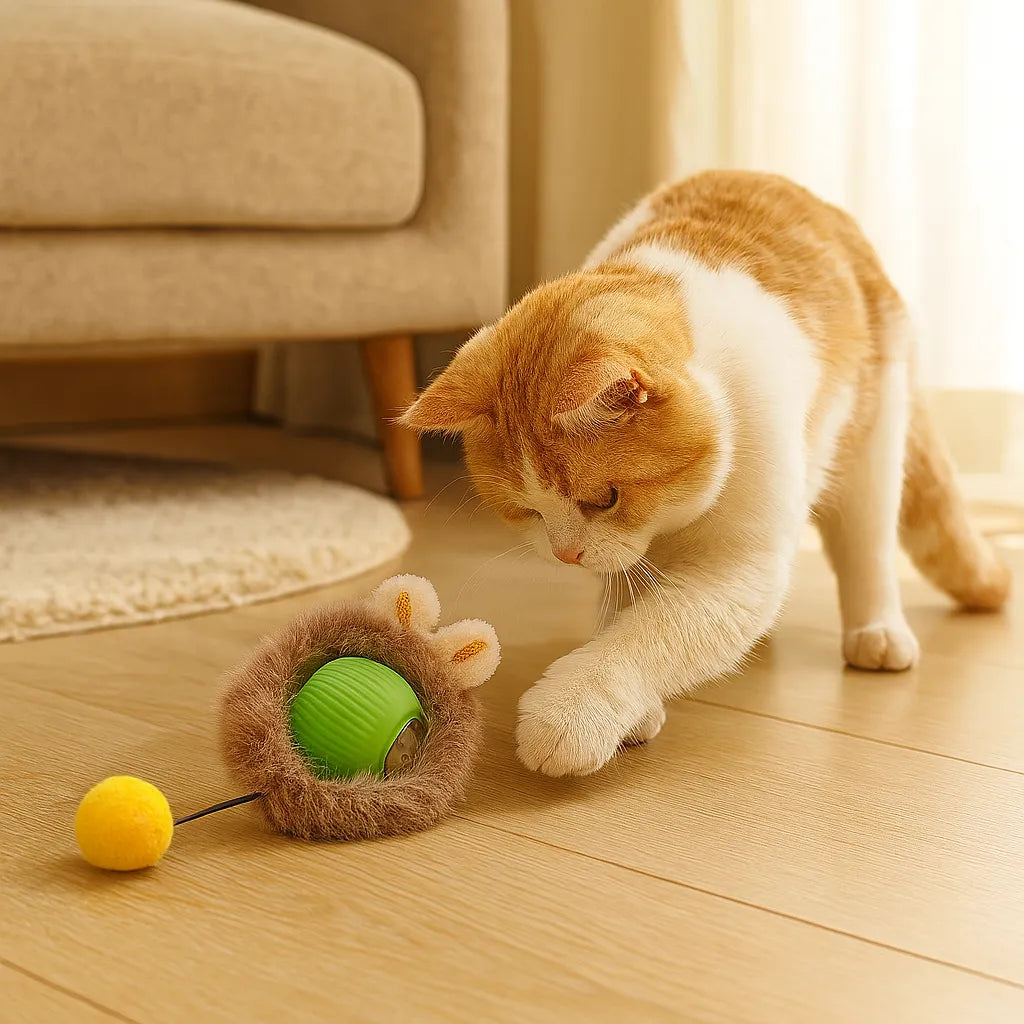 Interaktives Katzenspielzeug mit Bewegung | Für aktive, glückliche Stubentiger