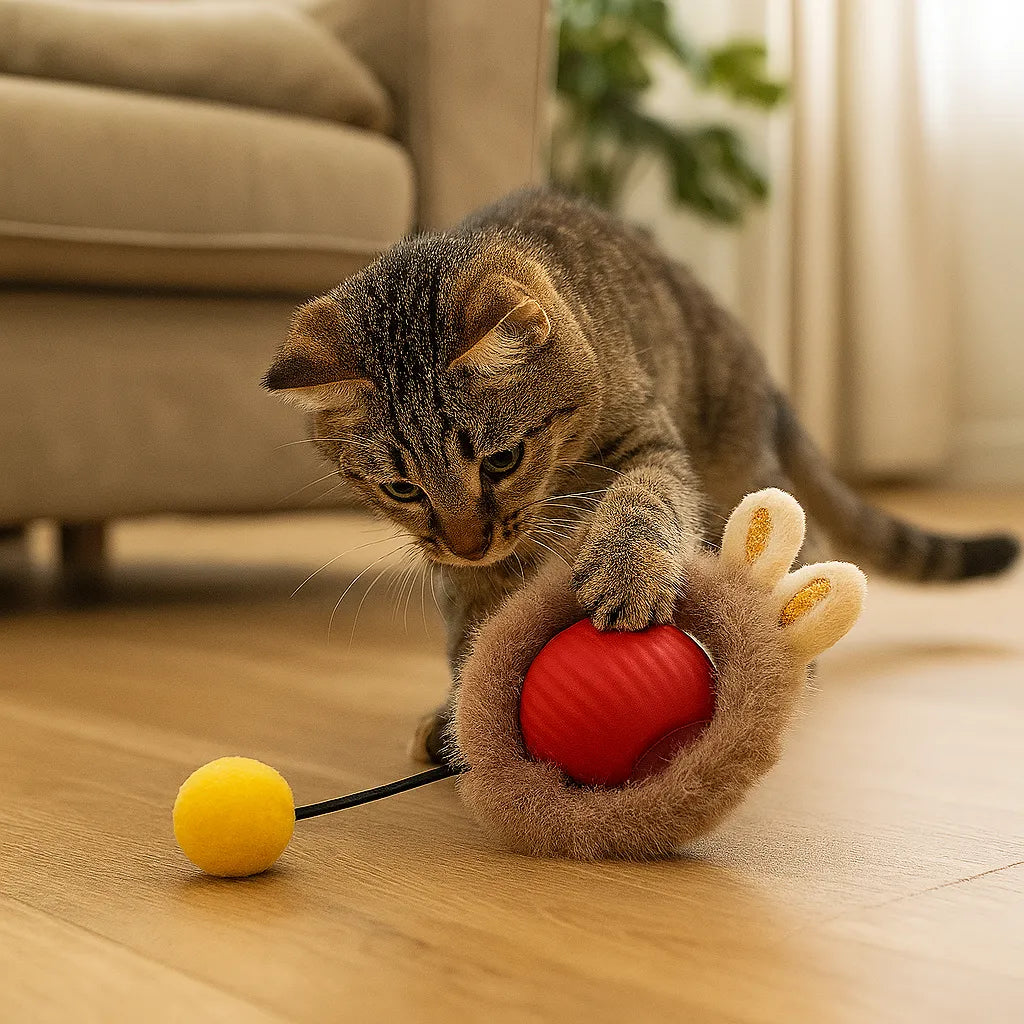 Interaktives Katzenspielzeug mit Bewegung | Für aktive, glückliche Stubentiger