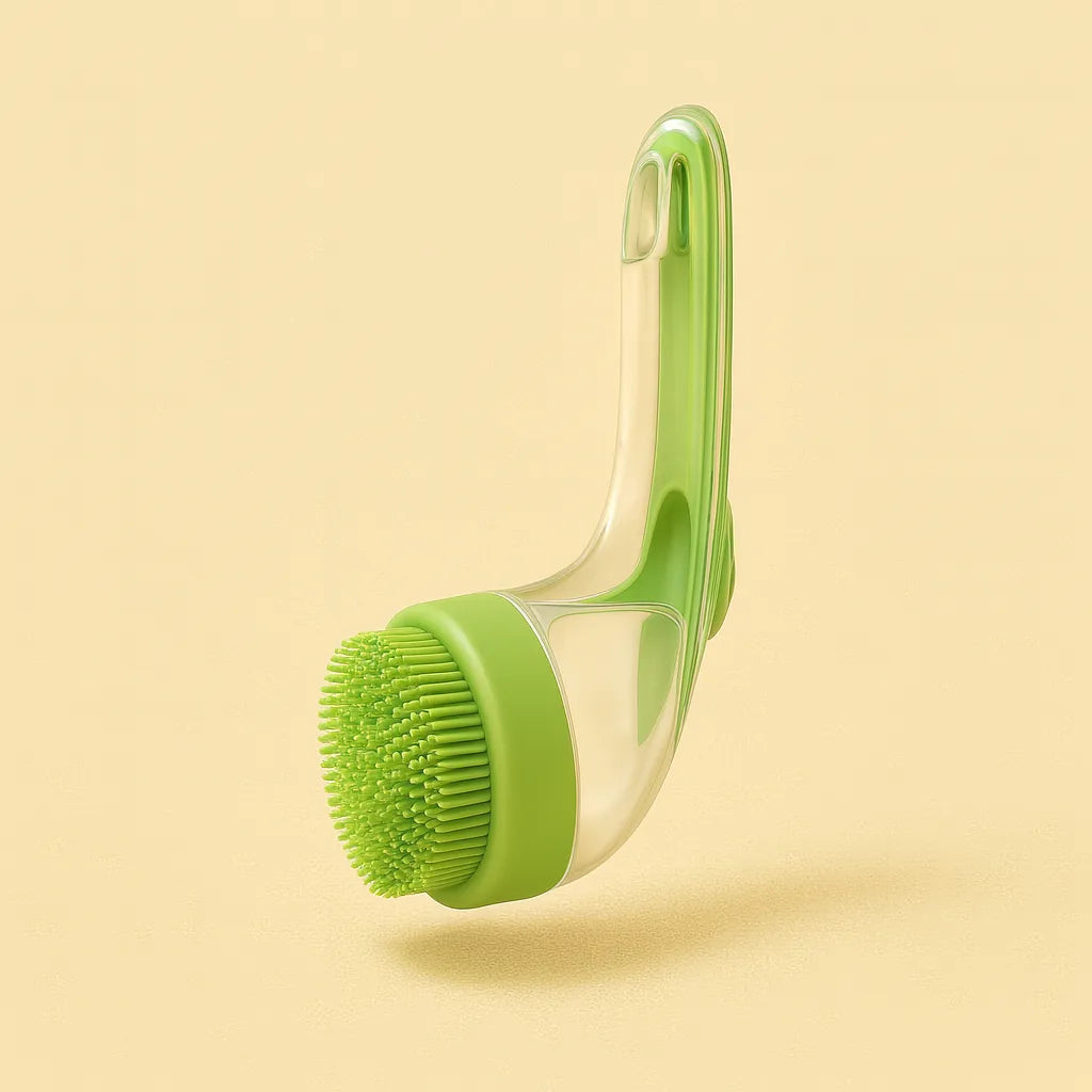 Hundebürste mit Seifenspender – Sanfte Waschbürste zur Fellreinigung & Hautpflege