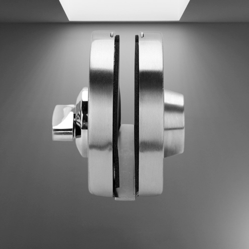 Schiebetür Edelstahl Sicherheitsglas Türschloss