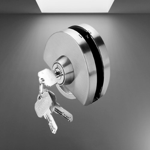 Schiebetür Edelstahl Sicherheitsglas Türschloss