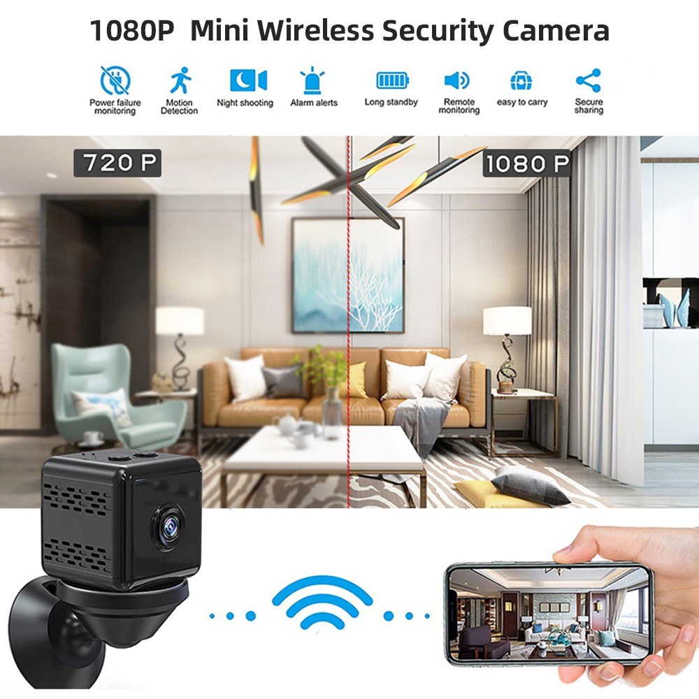 1080P X6D Mini Drahtlose Smart Video Kamera Monitor