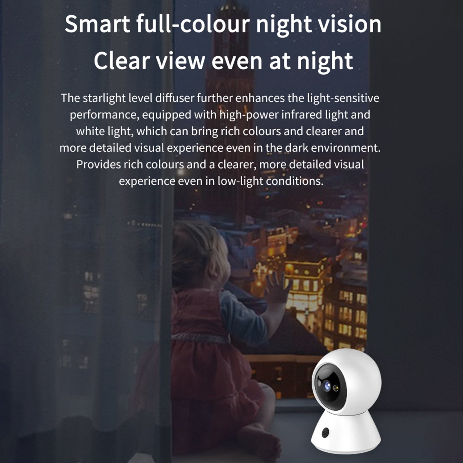 K11 1080P Dual-Band Innen Smart Wireless Sicherheitskamera mit WiFi Überwachung