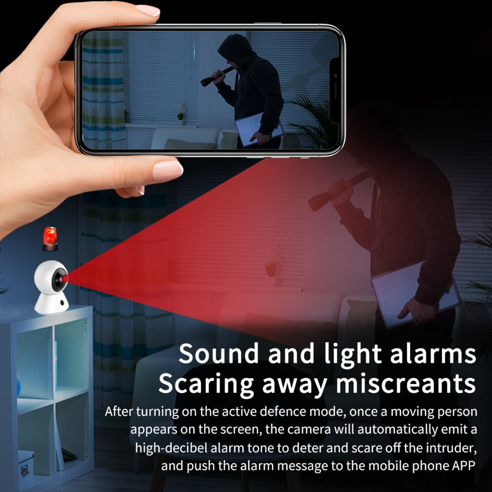 K11 1080P Dual-Band Innen Smart Wireless Sicherheitskamera mit WiFi Überwachung