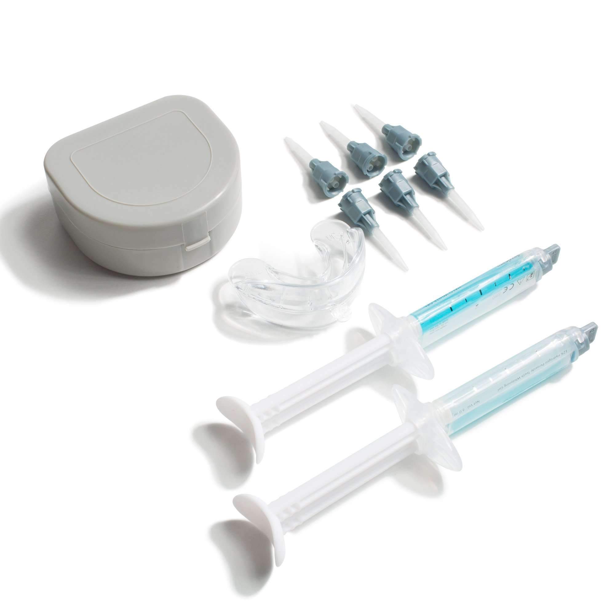 Zahnaufhellungsgel mit 12% Wasserstoffperoxid – Aktivsystem mit Sofortwirkung & Spritze