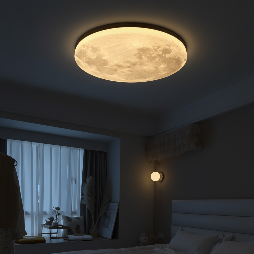 Moon Round | Minimalistische LED-Deckenleuchte