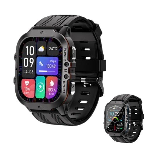 AquaPro Schwimm Smartwatch: Wasserdichte Sportuhr - Ideal für Schwimmer, langlebiger wasserfesten Fitness-Tracker