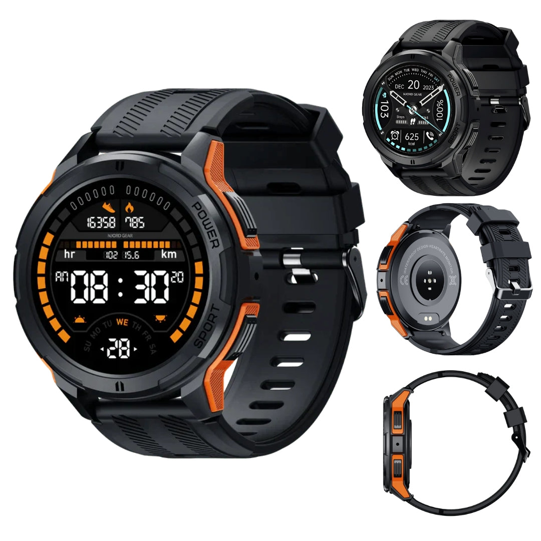 Männer Fitness & Arbeit Smartwatch – Hard Foreman Digitaluhr