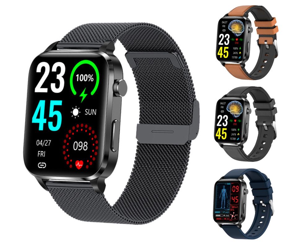 Luminara™ | Pro Smartwatch mit Diabetes Tracker | Gesundheitsüberwachung für Fitness & täglichen Gebrauch