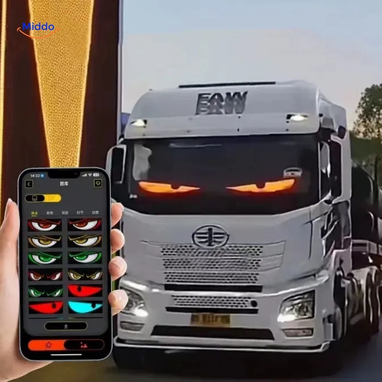 Zelara LED-Display | Flexibles Auto LED-Display - Beeindrucke und falle sofort auf! 😈