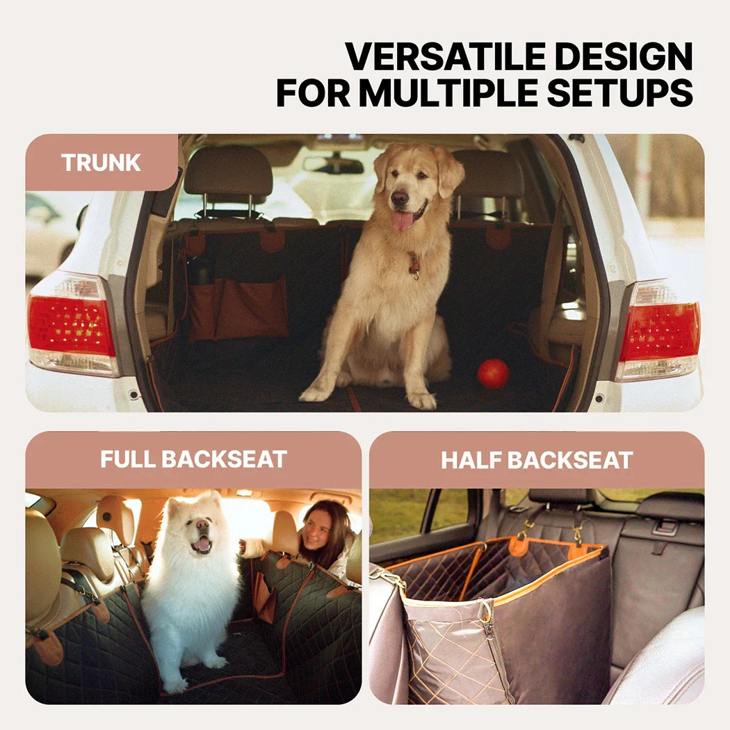 Wasserfeste Hundedecke Auto – Schutzdecke mit rutschfester Unterseite & waschbar für Haustiertransport