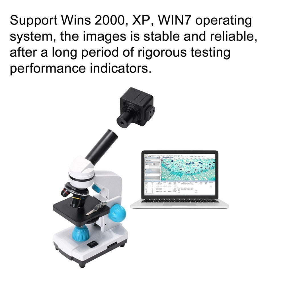 5MP Hochgeschwindigkeits-USB-Digitalmikroskopkamera mit kostenlosem Treiber & elektronischem Okular