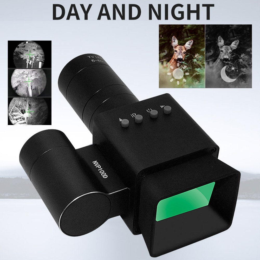 1080P Tragbare Nachtsichtkamera mit 1,54-Zoll-Display für Tag/Nacht-Nutzung, Foto-/Videoaufnahme, Infrarot-Digital für Outdoor-Aktivitäten
