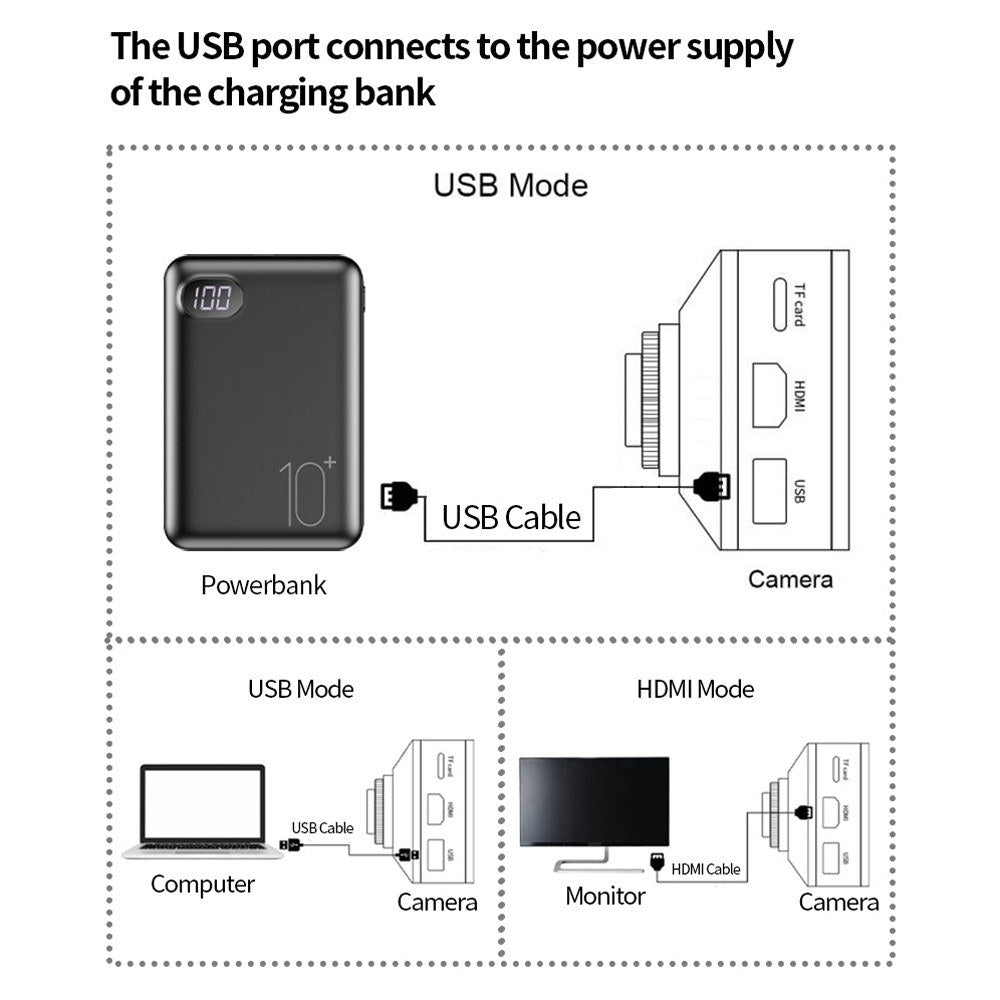 Professionelle 10-Zoll IPS-Display Astronomie Kamera Teleskop mit elektronischem Okular zur Planetarischen Beobachtung und Sternenhimmelbeobachtung