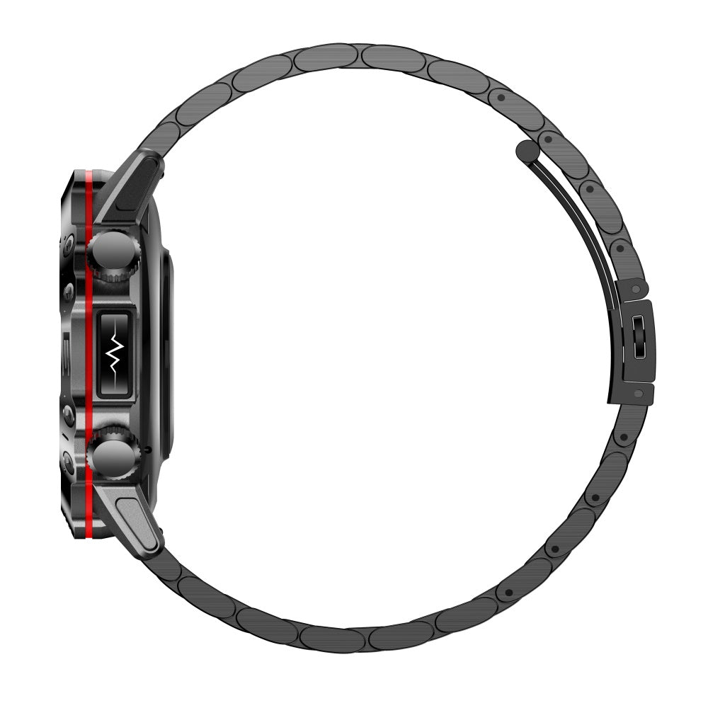 Smartwatch mit EKG, Blutdruck, Blutsauerstoff & Körperanalyse – AMOLED 1,43", Bluetooth-Anruf, 100+ Sportmodi, IP68 wasserdicht