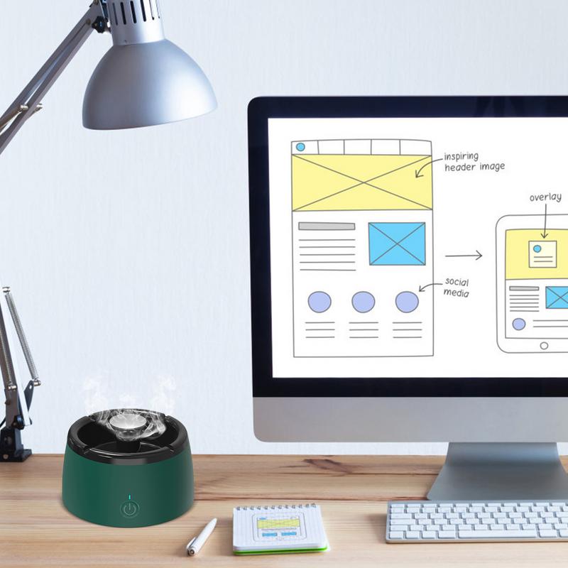 Rauchfreier geruchsneutraler Aschenbecher mit USB-Ladung und tragbarem Design