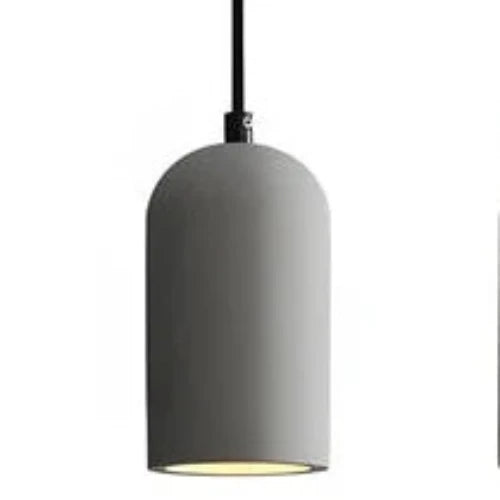 Moderne Beton Pendelleuchte |  Ø 9.6 cm, 200 cm Kabel