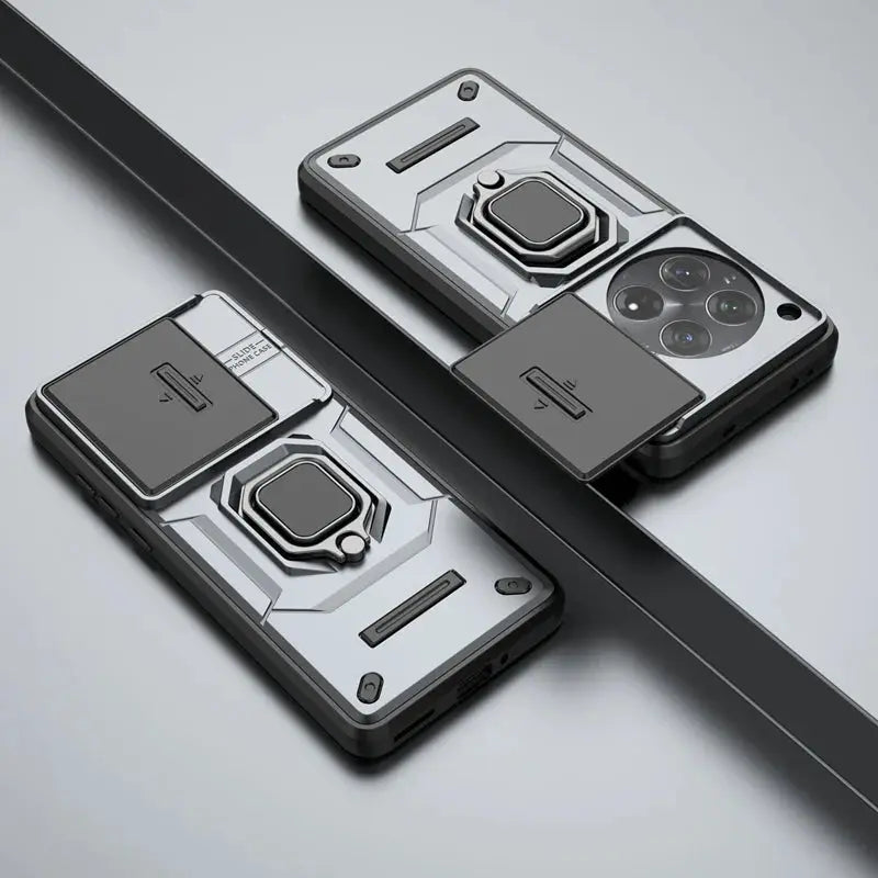 ArmorShield UltraMax-Hülle für OnePlus 12 – Militärgrad Schutz mit Ringgriff & Kickstand