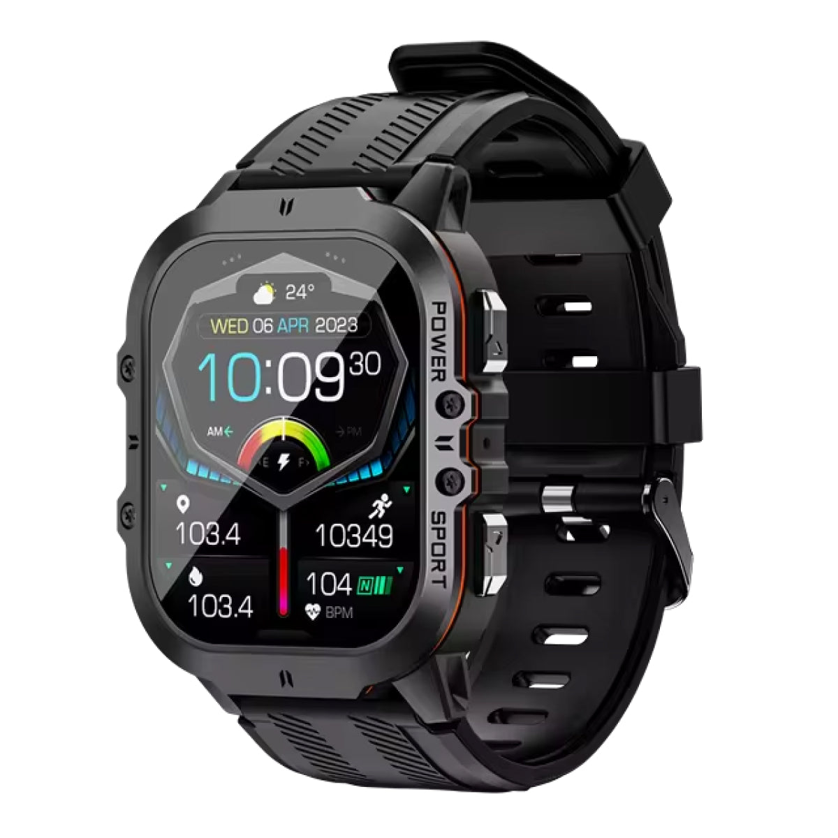Wasserdichte Smartwatch zum Schwimmen zur Leistungsüberwachung