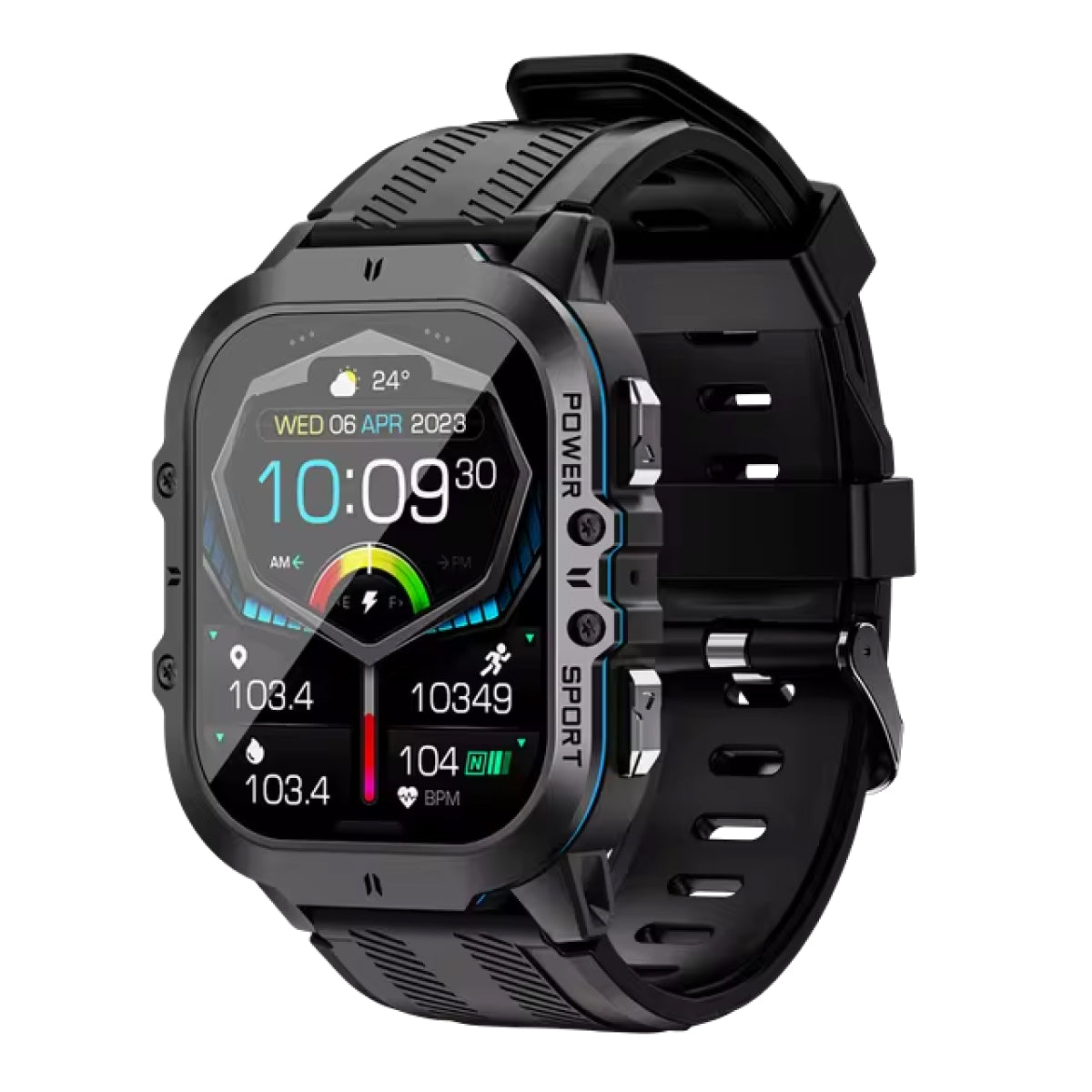 Wasserdichte Smartwatch zum Schwimmen zur Leistungsüberwachung
