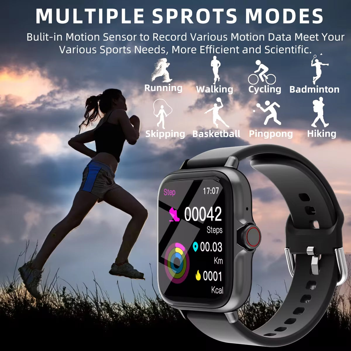Elegante Smartwatch - Fortschrittliche Funktionen mit stilvollem Design für den täglichen Gebrauch