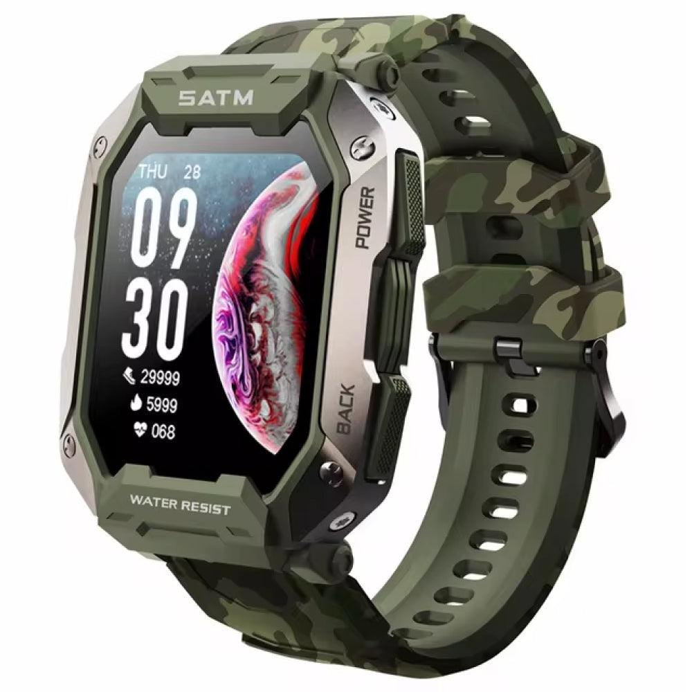 Robuste Militäruhren für Männer mit digitalen Funktionen - iPhone-kompatible Smartwatches und Titan PG Modelle