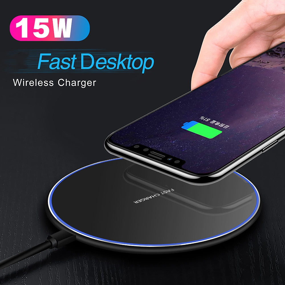 30W Schnelles kabelloses Ladepad | Premium USB C Ladekabel MagSafe Ladegerät für Apple iPhone, Samsung & Android - Fast Wireless Charging Pad
