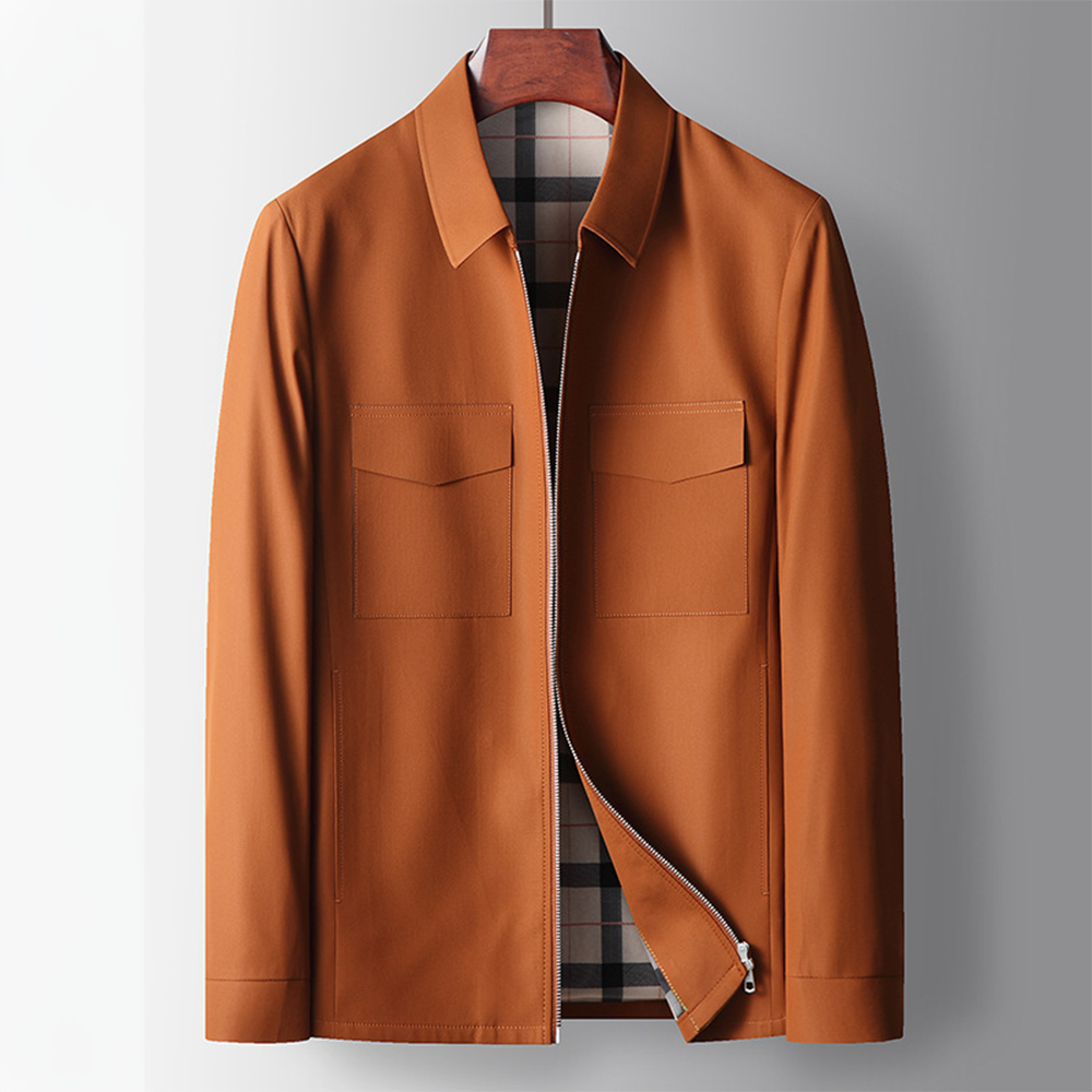 Maple Ridge Jacke mit klassischem Kragen und wasserabweisendem Stoff