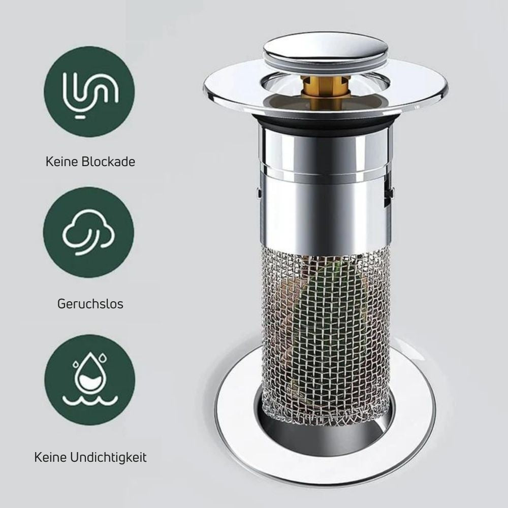 Zelara - Blockiere Haare, schütze Rohre und spare Geld bei den Klempnerkosten!