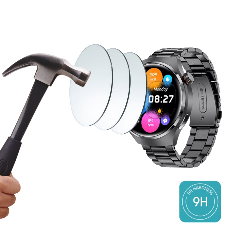 Gehärtete Glas-Schutzfolien für Smartwatch - 3 Stück