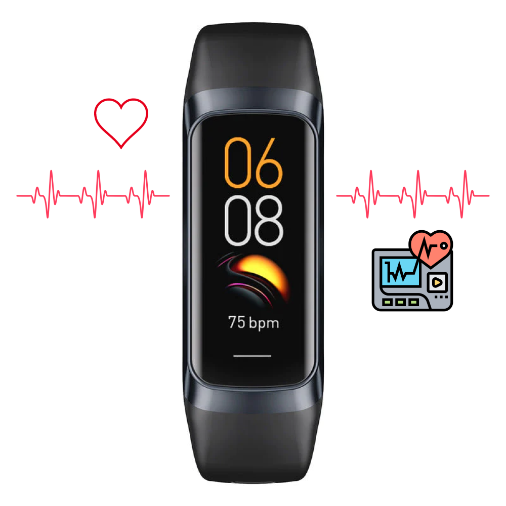 Smartwatch Blutdruck Herzmonitor Uhr