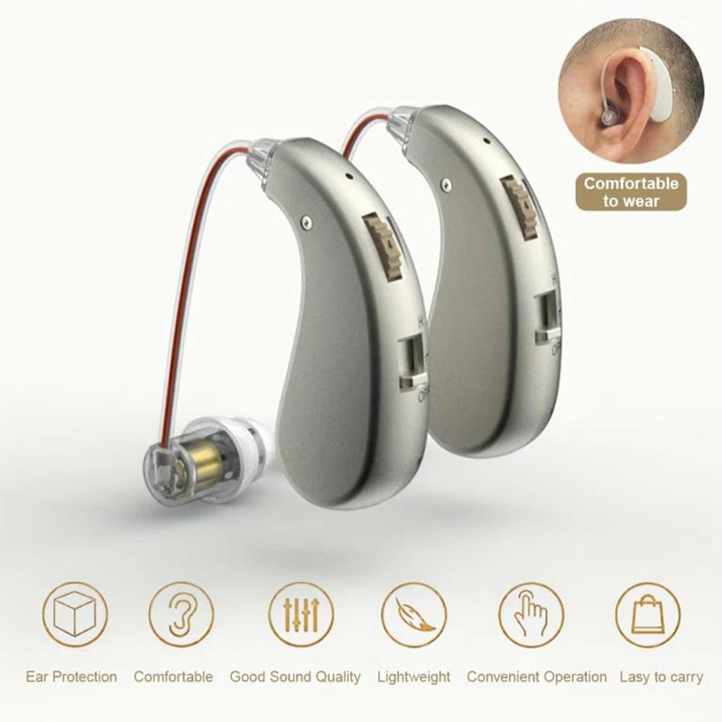 USB wiederaufladbare Bluetooth Hörgerät Kopfhörer für Senioren