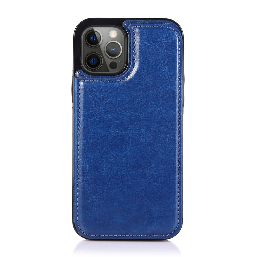 Hochwertige Leder-Brieftaschenhülle für das Apple iPhone | Flip-Cover-Kartenhalter mit Geldbörsen- und Portmoneefunktion