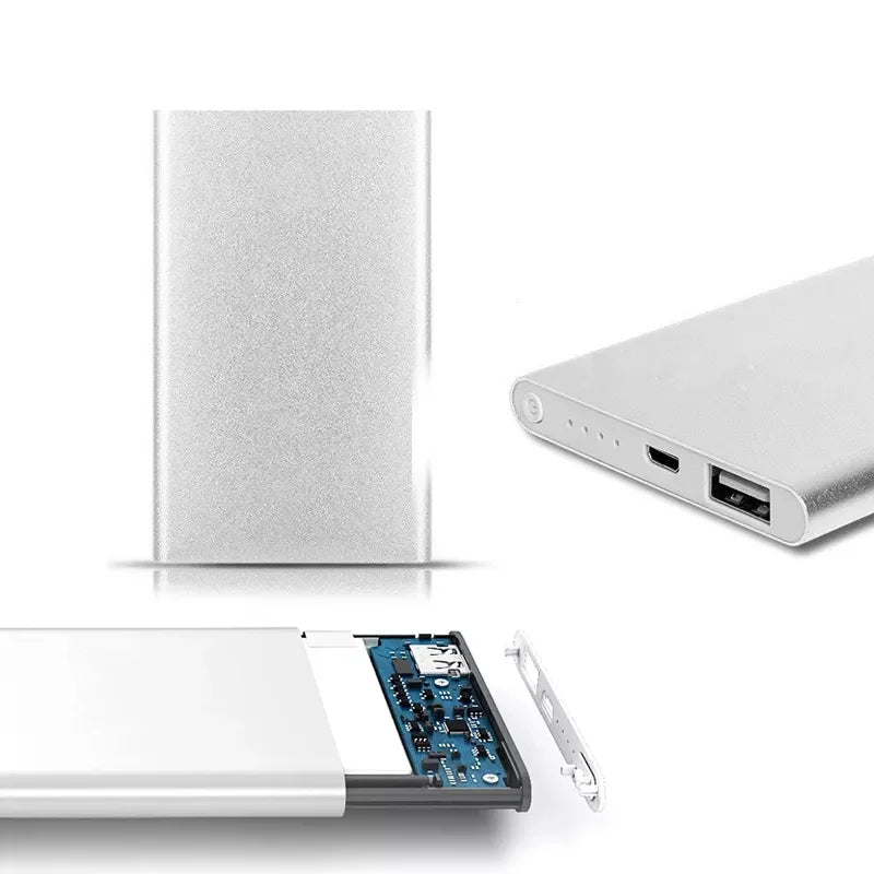 Tragbare Schlanke Powerbanks mit Schnellladefunktion
