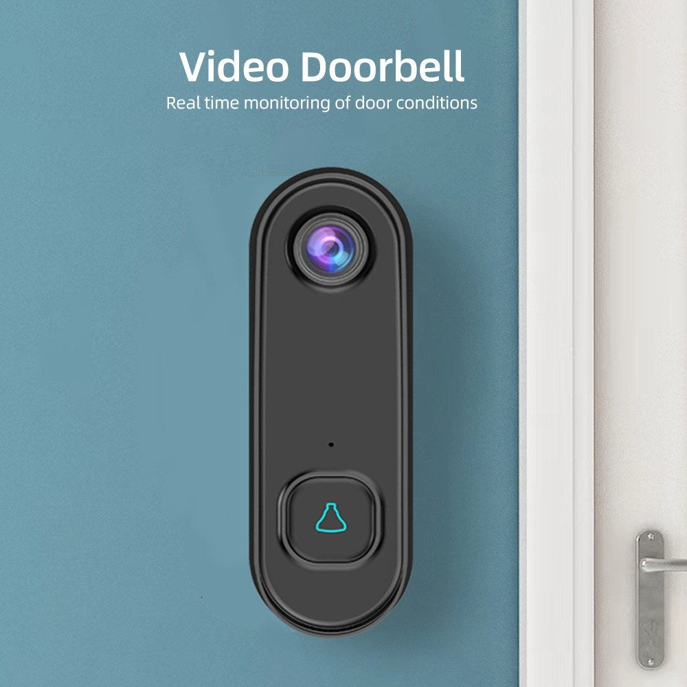 1080P HD Wireless Video-Türglocke mit Zwei-Wege-Audio, PIR-Bewegungserkennung, Nachtsicht, IP55 wetterfest, 2.4GHz WiFi, batteriebetrieben, Tuya-App-Steuerung - intelligente Türglocke Kamera