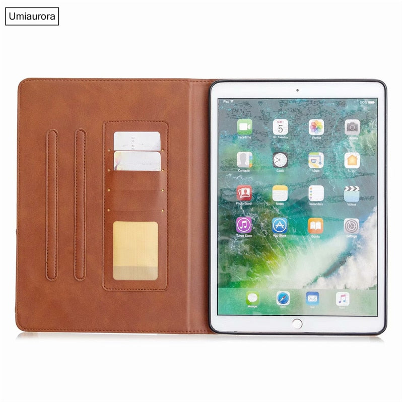 Lederetui mit Innenfach für iPad