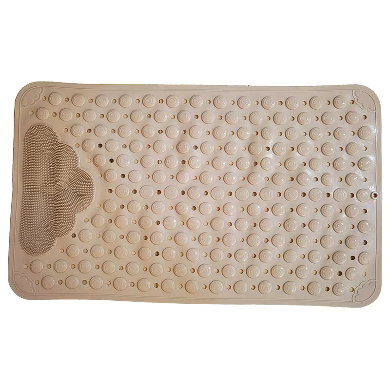 Rutschfeste Dusch-Badematte mit Abflusslöchern