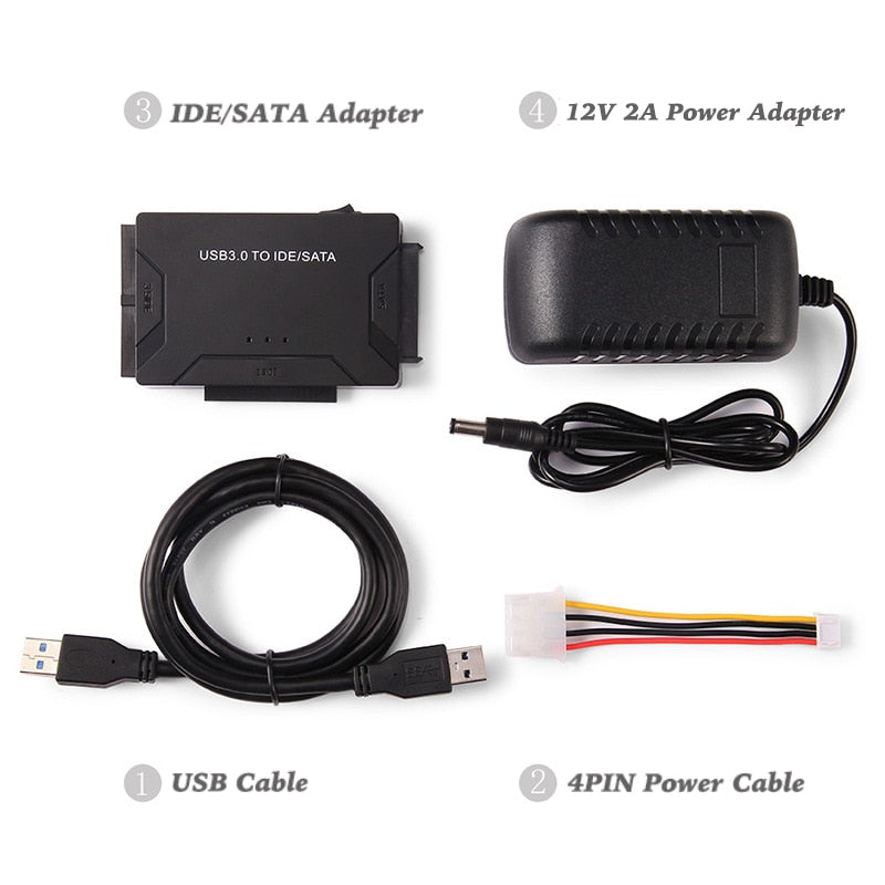 USB 3.0 zu IDE/SATA Festplattenadapter