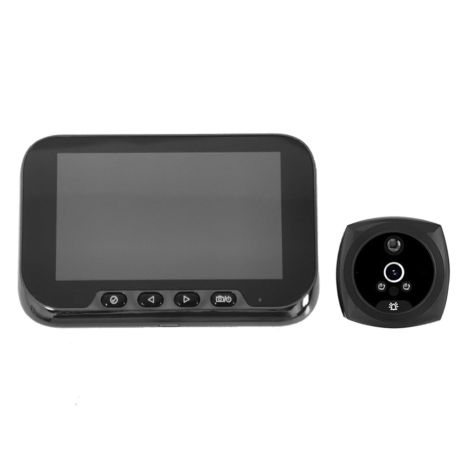 2MP Smart Türspion Kamera Türglocke mit 4,5-Zoll LCD für Wohnungssicherheit