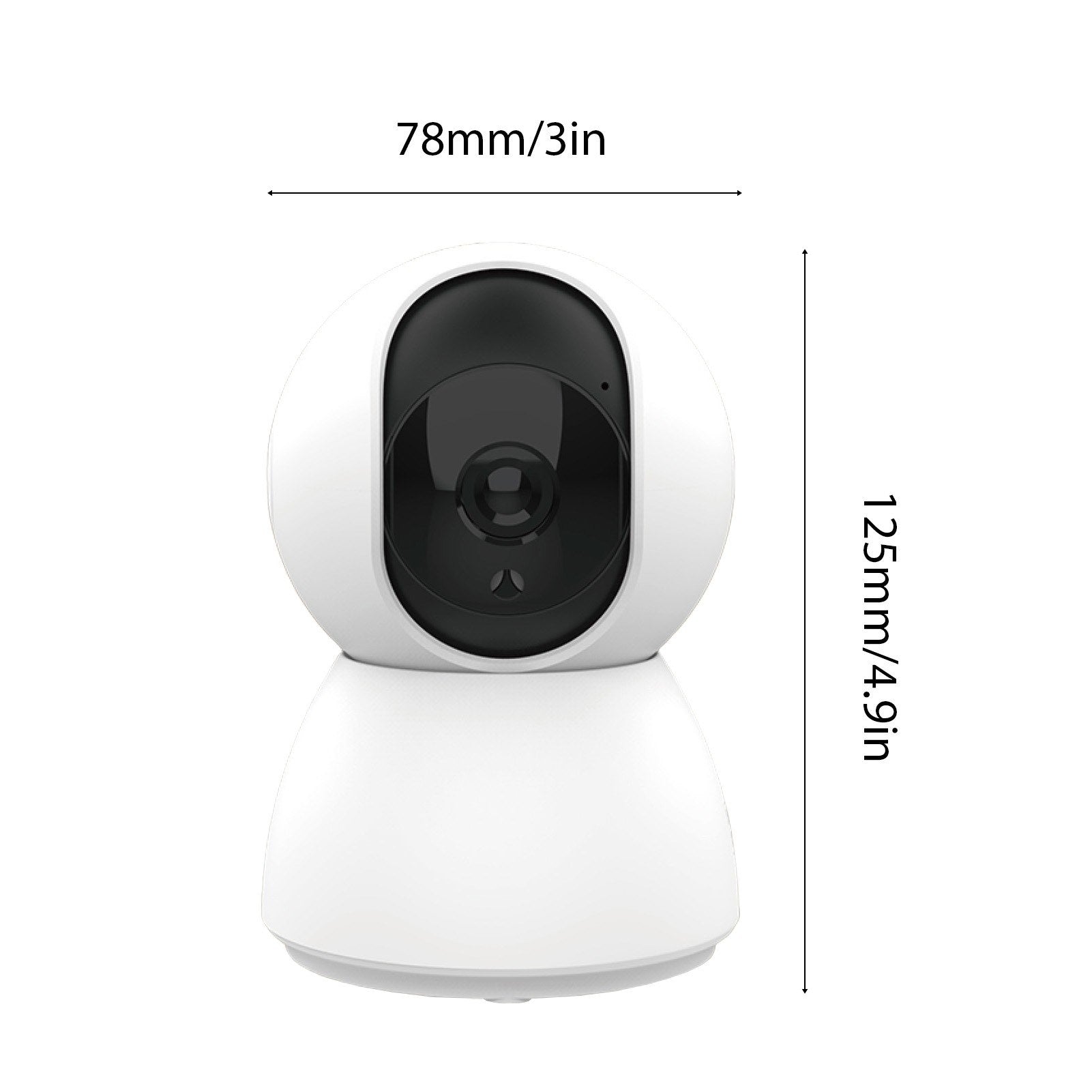 3MP Smart Innen-WiFi-Sicherheitskamera mit Nachtsicht, 2-Wege-Audio, Fernbedienung und Bewegungserkennung für die Überwachung von Zuhause und Haustieren